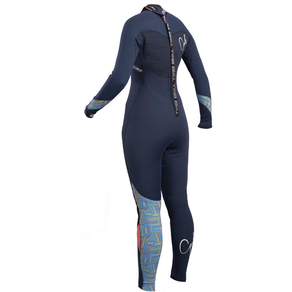 2019 Gul Response Frauen Fx 3/2mm Gbs Neoprenanzug Blau / Linien Re1264-b4