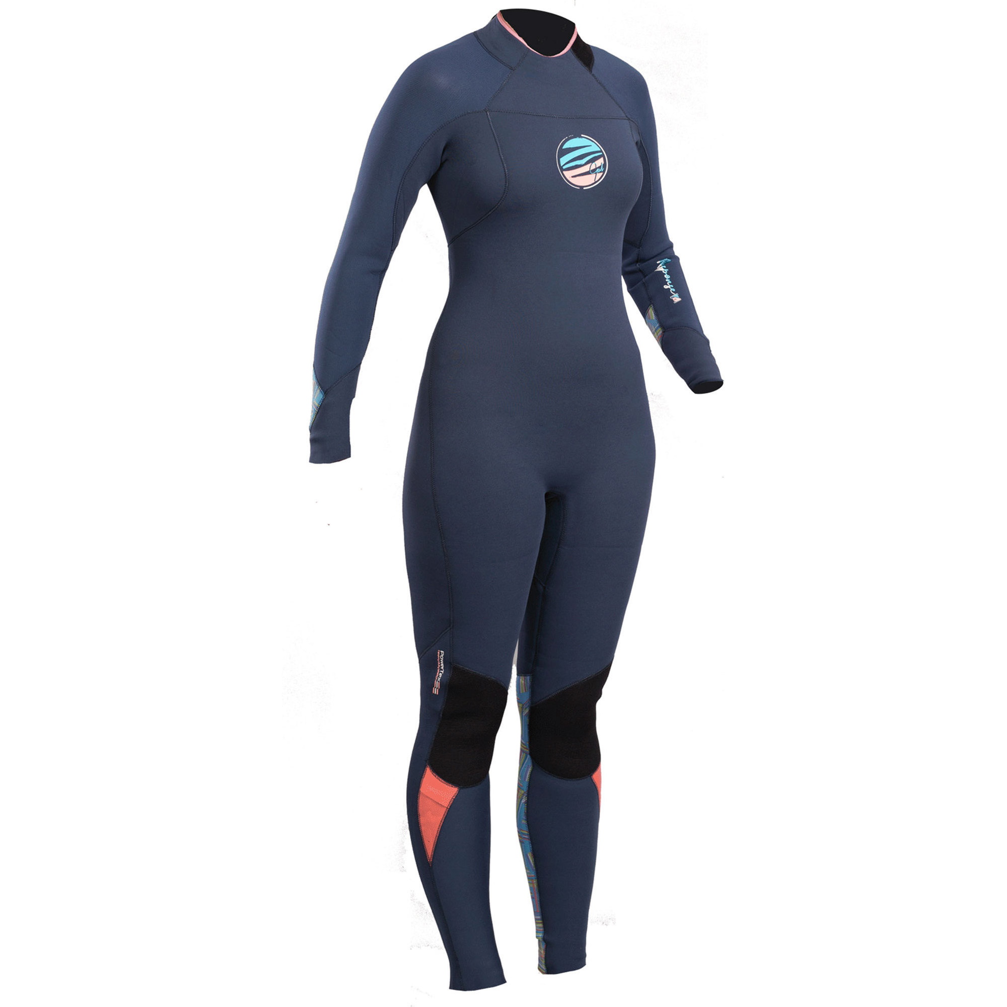 2019 Gul Response Frauen Fx 3/2mm Gbs Neoprenanzug Blau / Linien Re1264-b4