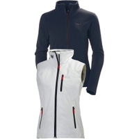 Frauen Daybreaker Fleecejacke & Crew Weste Pauschalangebot Graphite Blau / Weiß