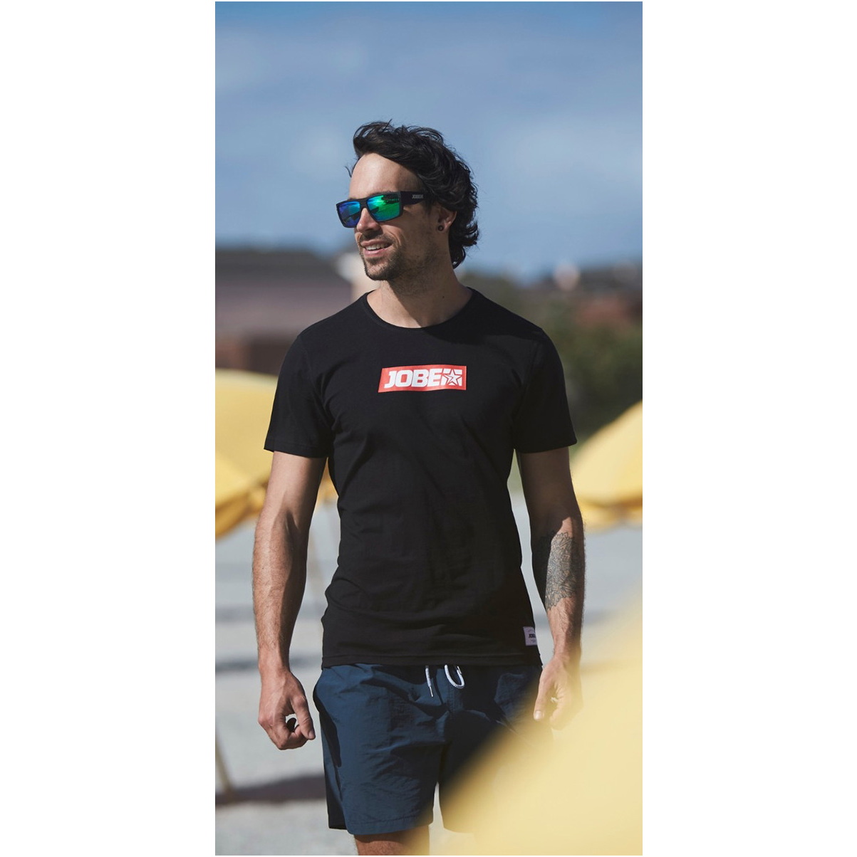 2026 Jobe Beam Floatable Glasses - Black Smoke 426018004