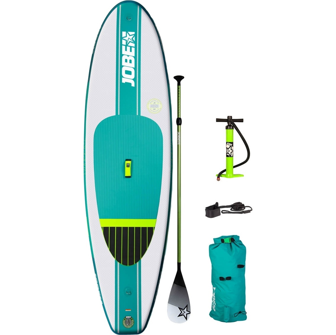 2018 Jobe Aero Desna Aufblasbare Stand Up Paddle Board 10'0 x 32 "INC Paddel, Rucksack, Pumpe und Leine