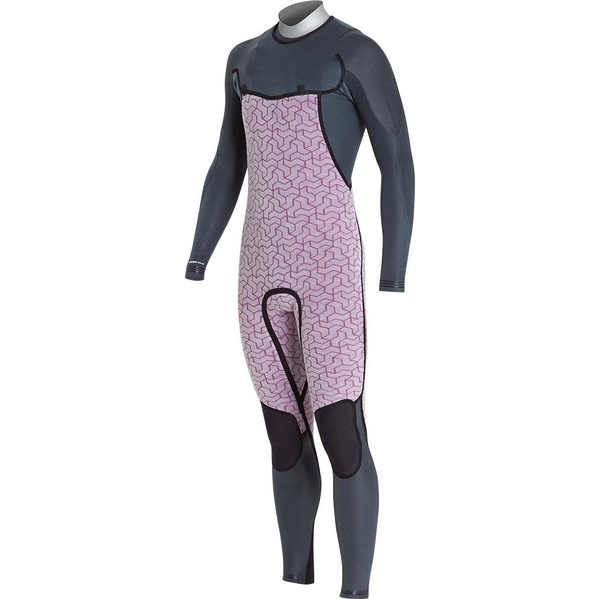 Billabong Furnace Carbon Comp 5/4mm Chest Zip Neoprenanzug Schwarz Druck L45m03