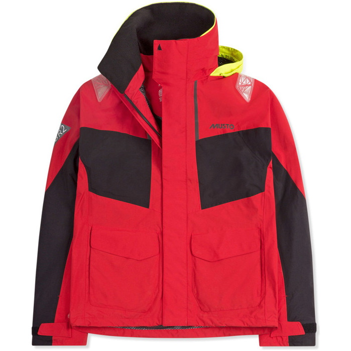 2022 Musto Mens Br2 Coastal Jacke True Red Smjk055