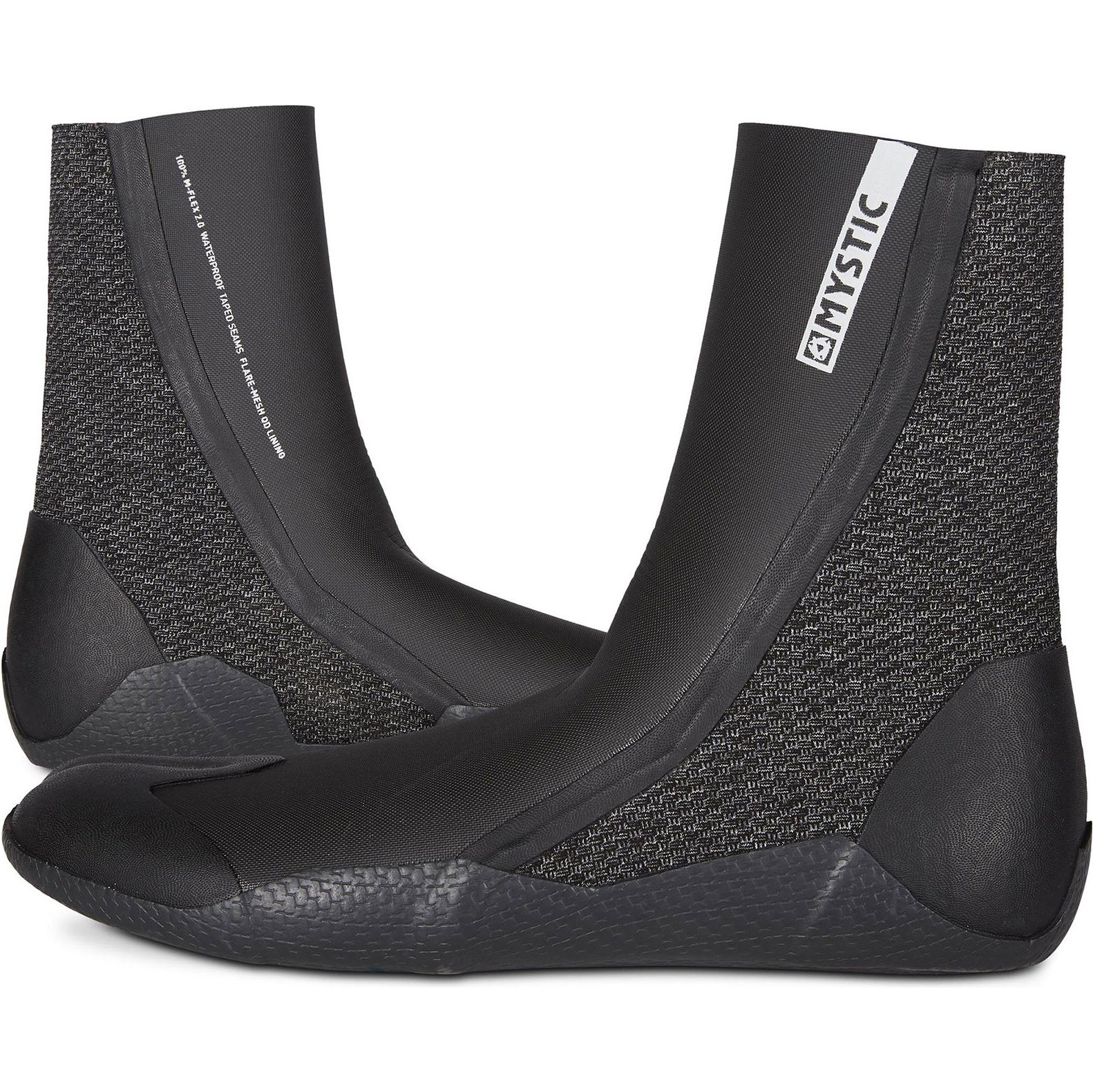 Mystic Supreme 5mm Stiefel Mit Geteilter Mystic 200033 - Schwarz