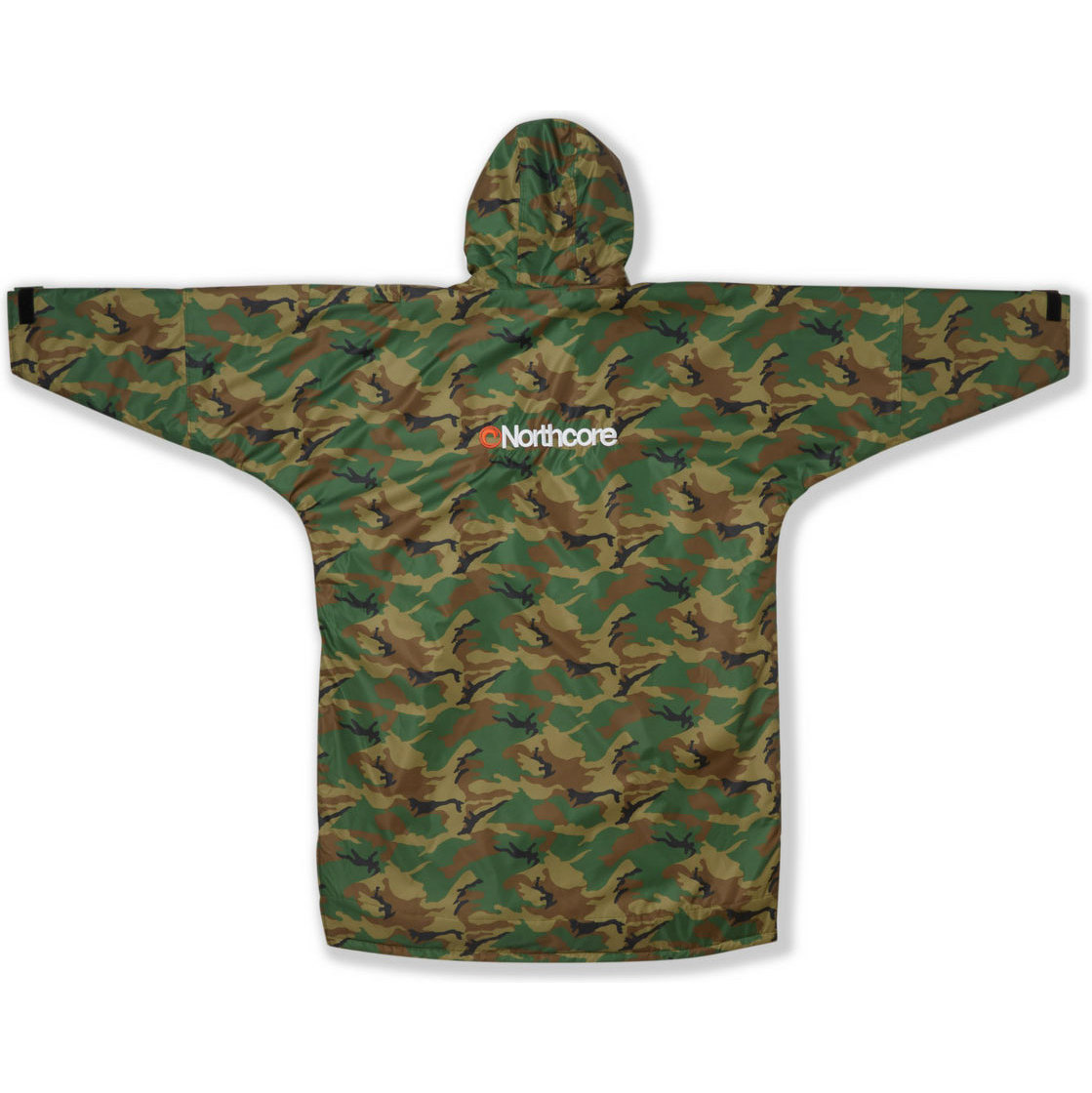 2026 Northcore Beach Basha Sport Long Sleeve Changing Robe / Poncho NOCO24N - Camo