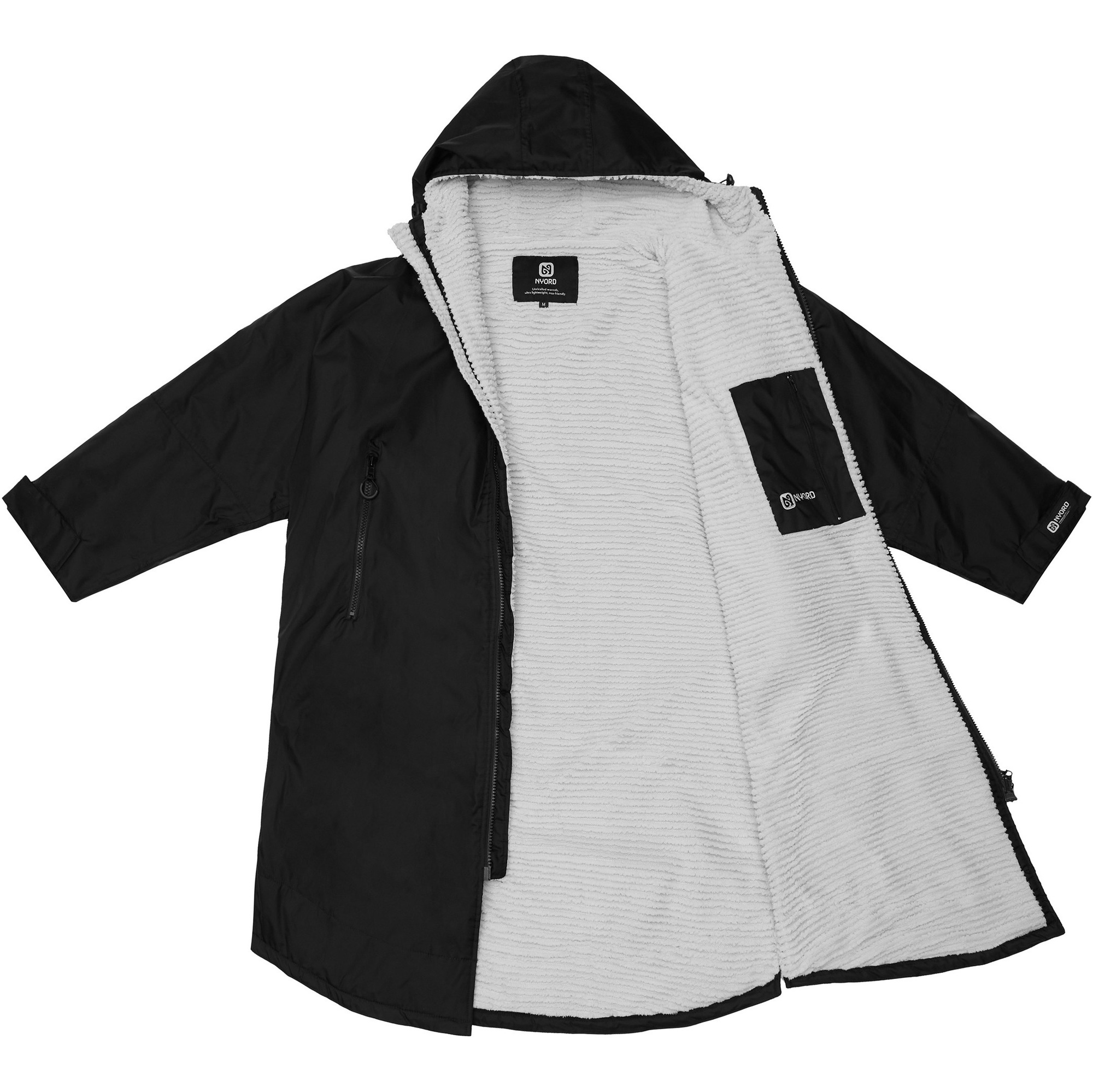 2026 Nyord Primaloft Outdoor-Wickelmantel ACC0005 - Black / Grau