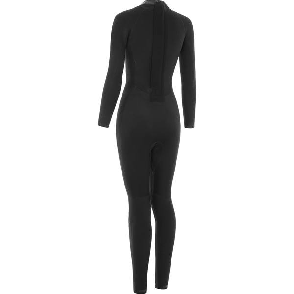 2025 Nyord Frauen Furno 3/2mm Rückenreißverschluss Gbs Neoprenanzug FBW32001 - Black