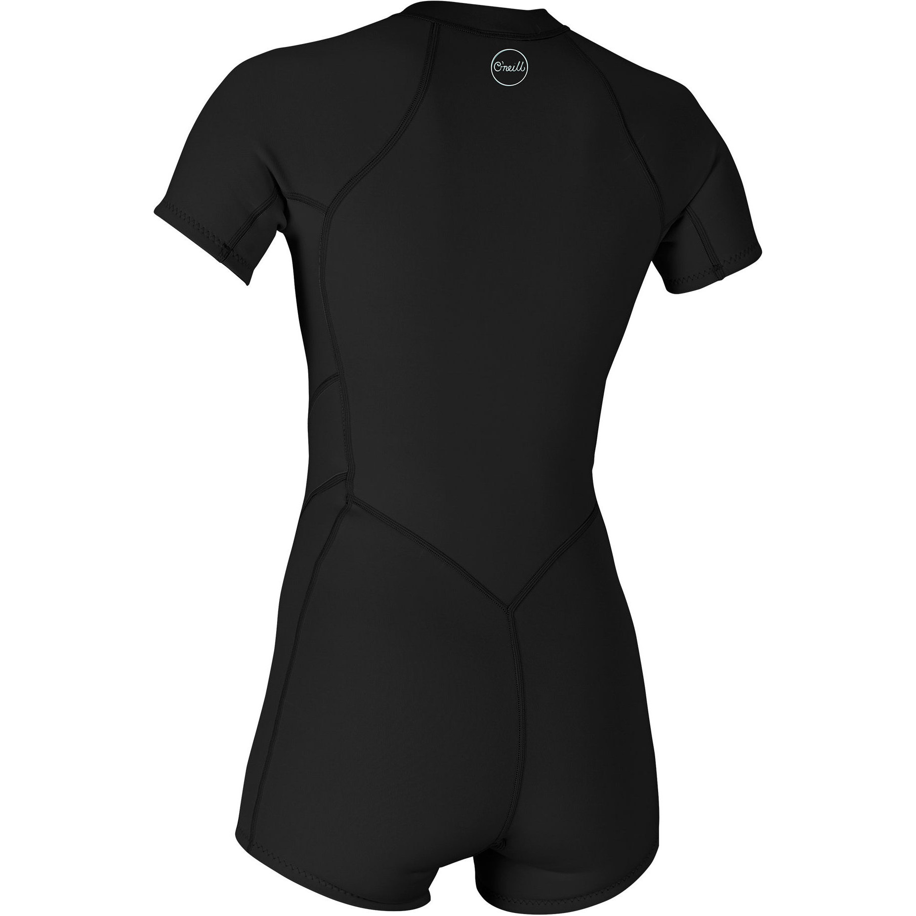 2026 O'Neill Frauen Bahia 2/1mm Rei&szlig;verschluss Vorne Shorty Neoprenanzug Black 5293