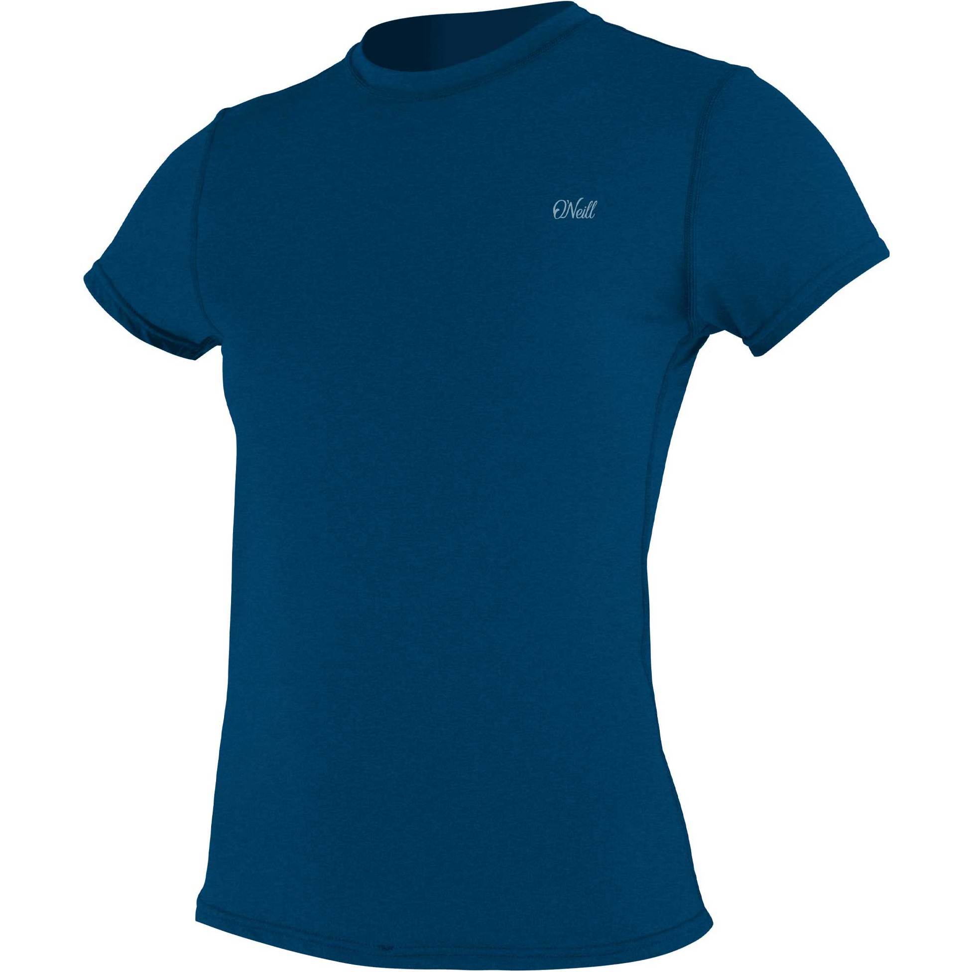 O'Neill Womens Blueprint Short Sleeve Rash Tee 5466 - Deep Sea