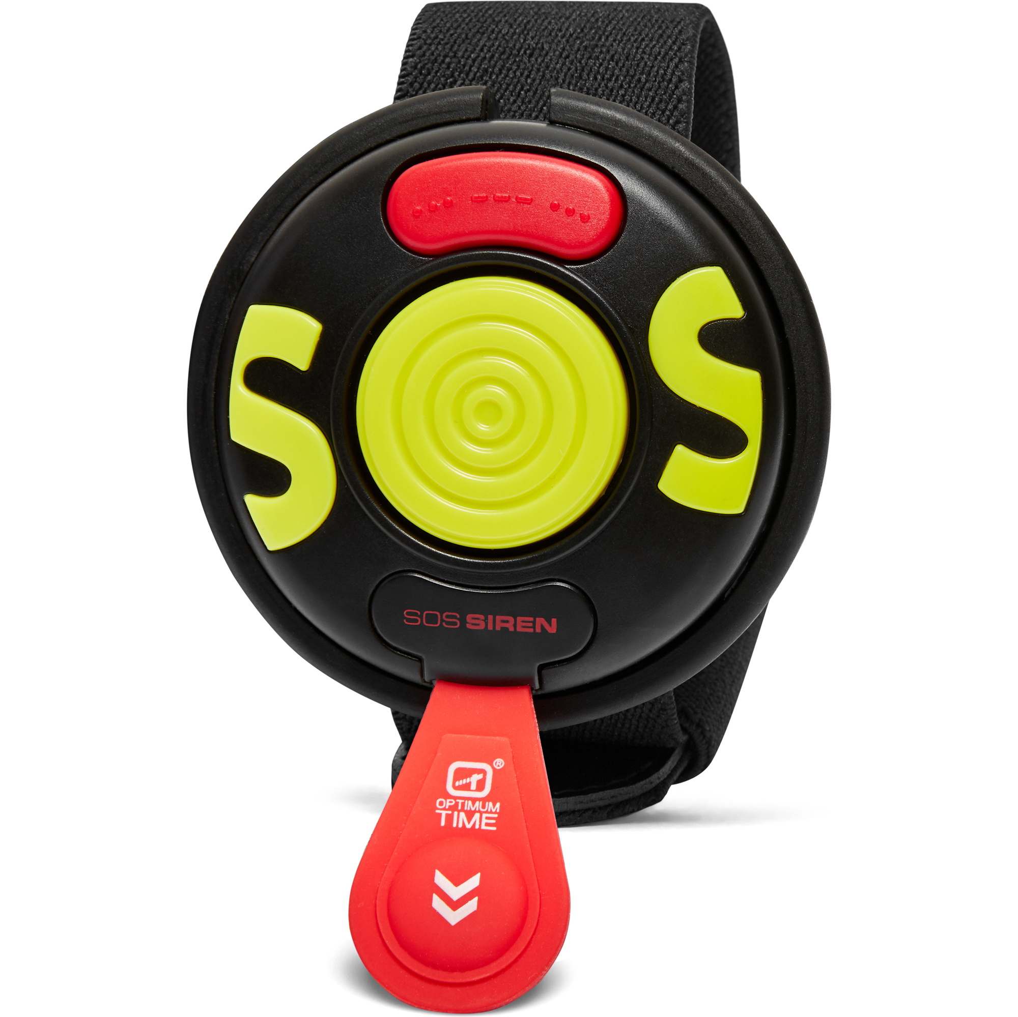 2026 Optimum Time Sos Sicherheitssirene Otsos - Schwarz / Limette