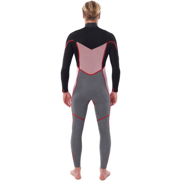 2023 Rip Curl Männer Dawn Patrol Warmth 5/3mm Brustreißverschluss Neoprenanzug Black WSM9GM