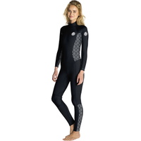 3/2mm Dawn Patrol 3/2mm GBS Back Zip Neoprenanzug Schwarz / Weiß