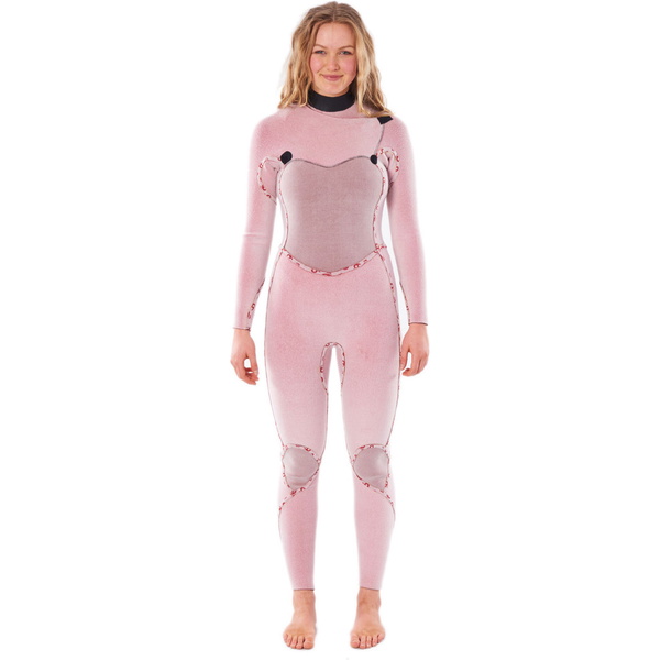 Rip Curl Frauen Flashbomb 4/3mm Brustreißverschluss Neoprenanzug WSTYFG - Black