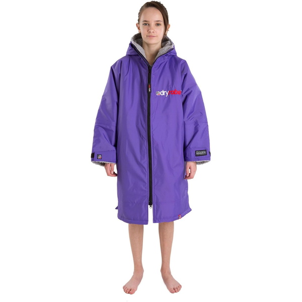 2023 Dryrobe Advance Langärmliges Wechselkleid Robe DR100L - Lila / Grey