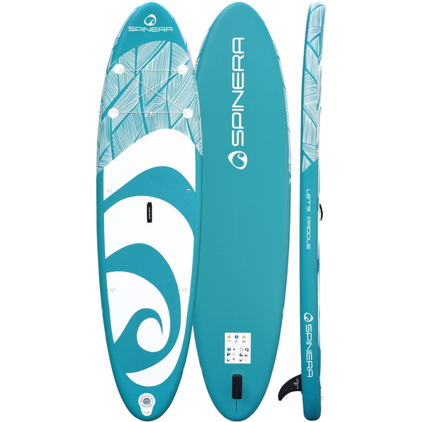 Spinera Lets Paddle 11'2 Aufblasbares Stand Up Paddle Board Paket - Board, Tasche, Pumpe, Paddel & Leine