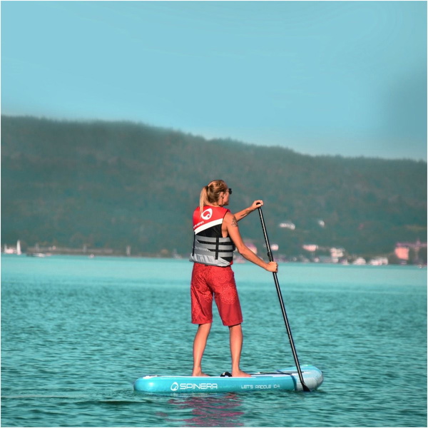 Spinera Lets Paddle 11'2 Aufblasbares Stand Up Paddle Board Paket - Board, Tasche, Pumpe, Paddel & Leine