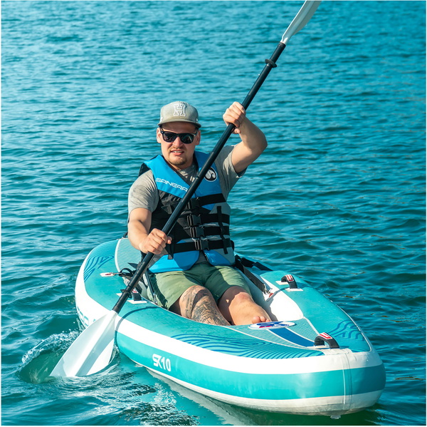 Spinera SK 10'0 1 Person Aufblasbares SupKayak Paket - Blue