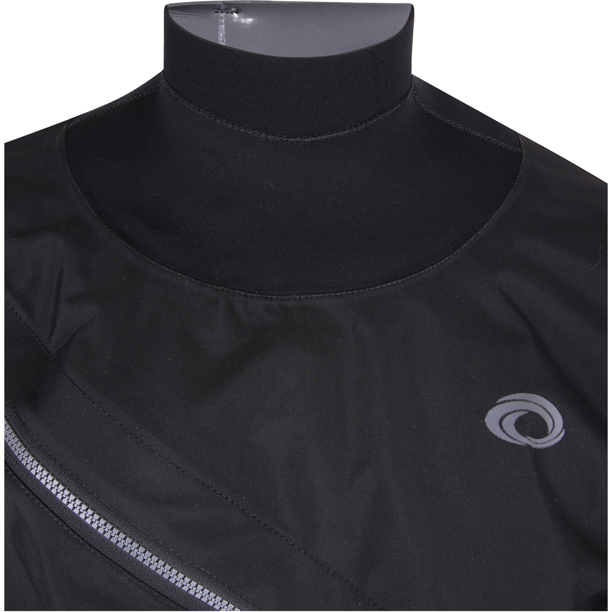 2026 Typhoon Männer Ezeedon Front Zip Trockentauchanzug 100187 - Black / Grau