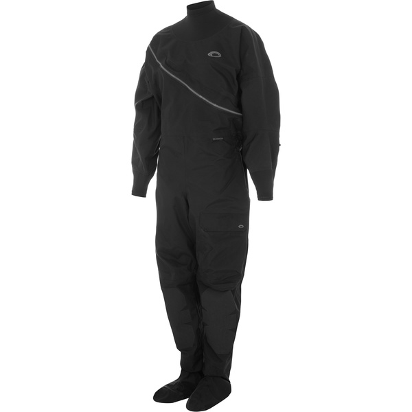 2026 Typhoon Frauen Ezeedon Front Zip Black 2026 Trockentauchanzug 100192 - / Grau