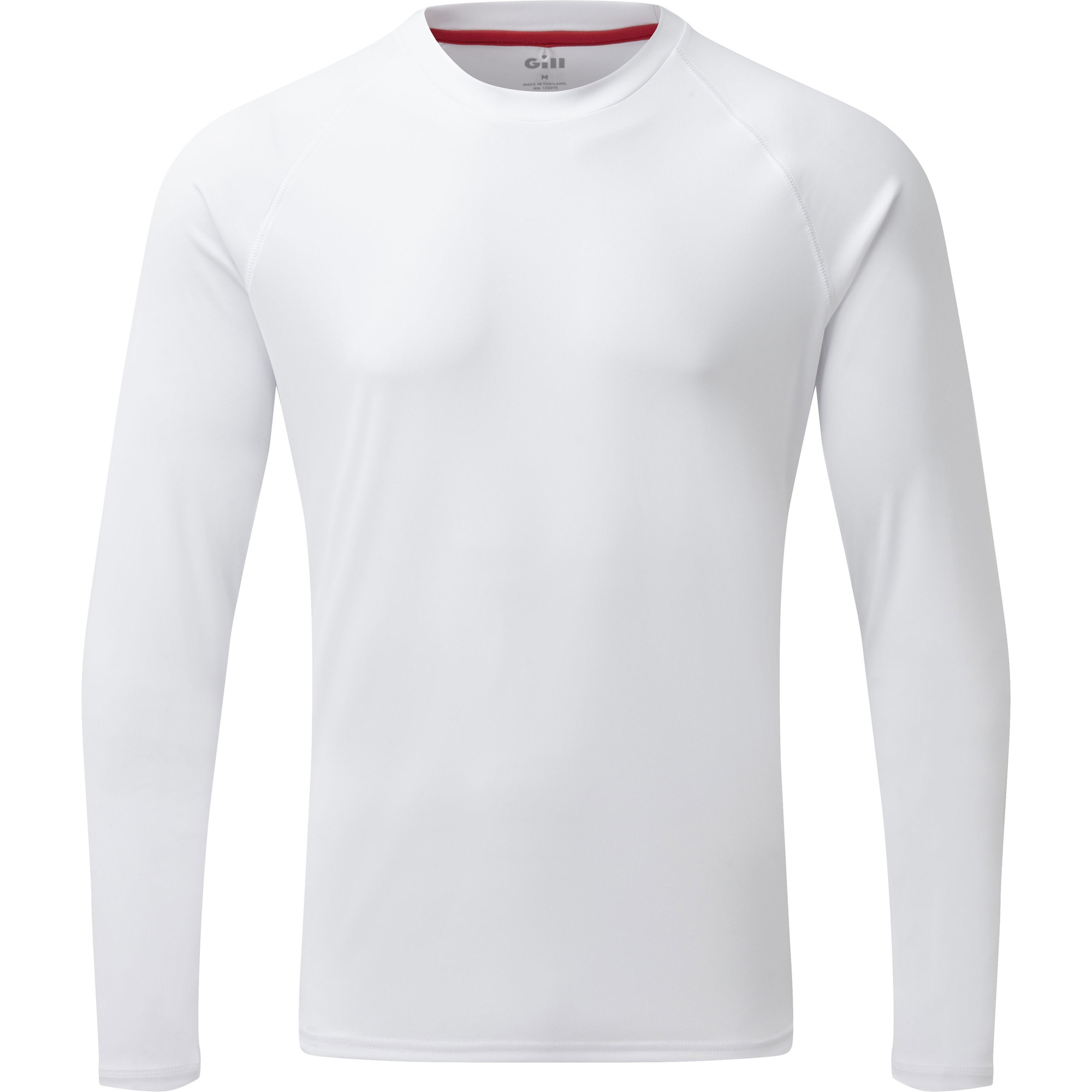 2026 Gill Herren Langarm Uv Tec Tee Weiß Uv011