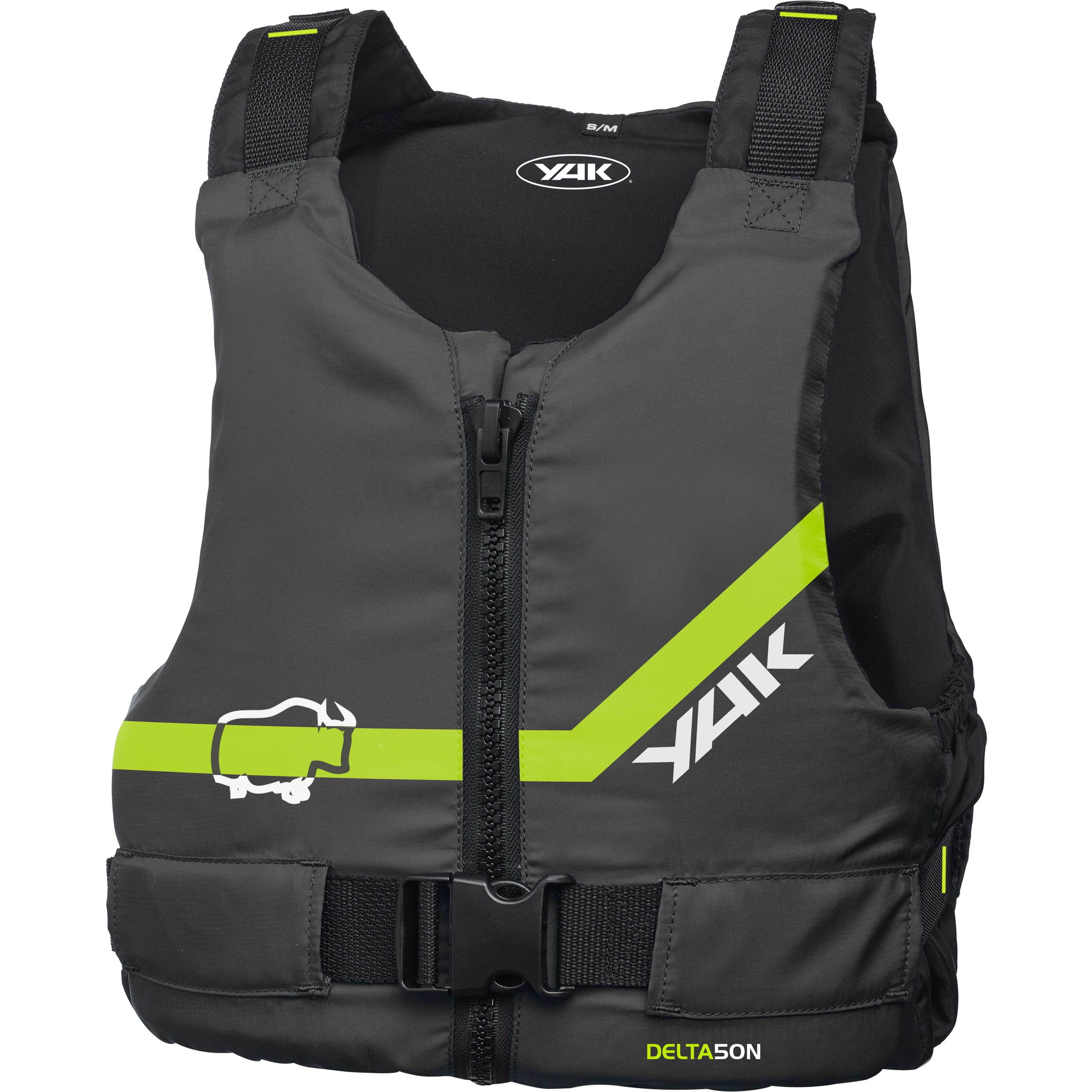 2024 Yak Delta 50N Buoyancy Aid 3714 - Black / Lime