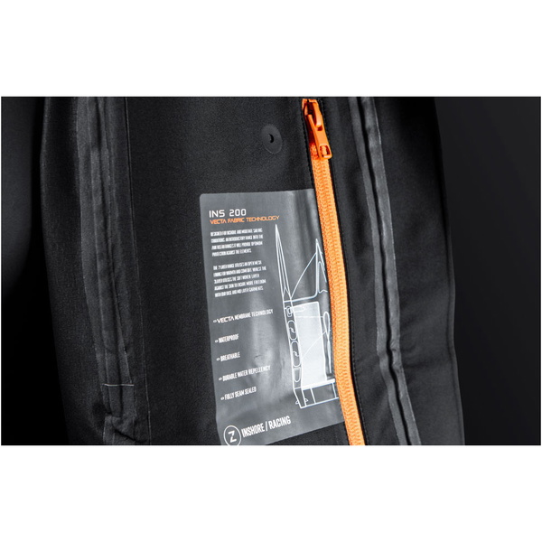 2025 Zhik M&auml;nner INS200 Coastal Segelsjacke JKT-0210-M-BLK - Black