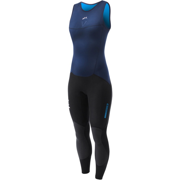 2020 Zhik Frauen Microfleece V 1mm Neoprene Langärmel Top & Long John Combi Set