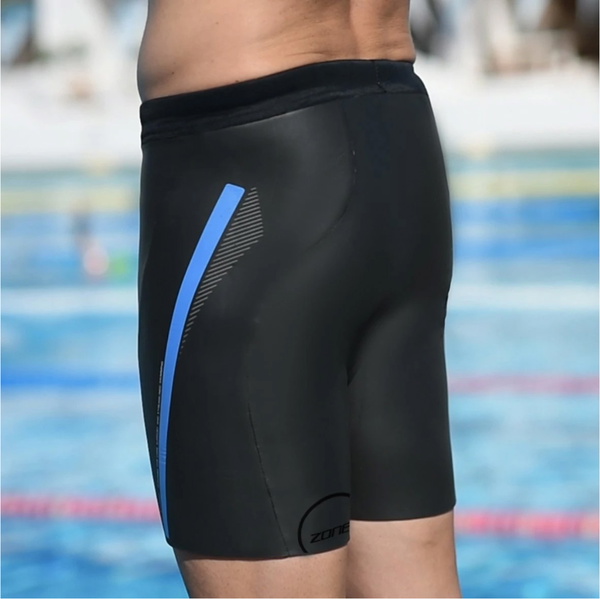 2026 Zone3 Herren 5/3mm Originals Auftriebsshorts Na18mbso101 - Schwarz / Blau