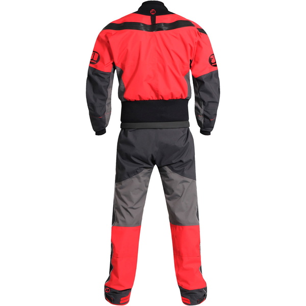 2026 Nookie Charger Kajak Drysuit Holzkohle Grau Rot Dr10