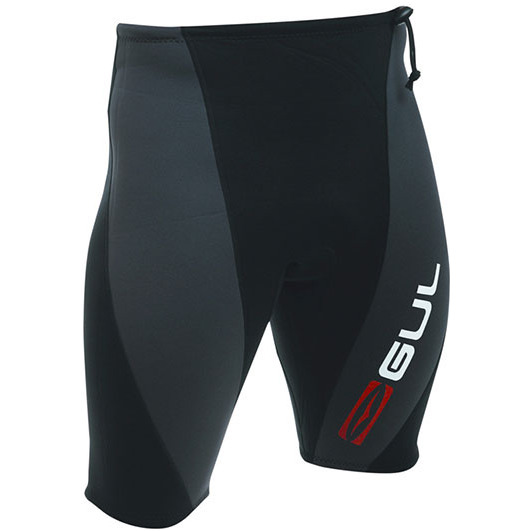 Gul T2 Neopren 2mm Shorts in Schwarz / Grau RE8302