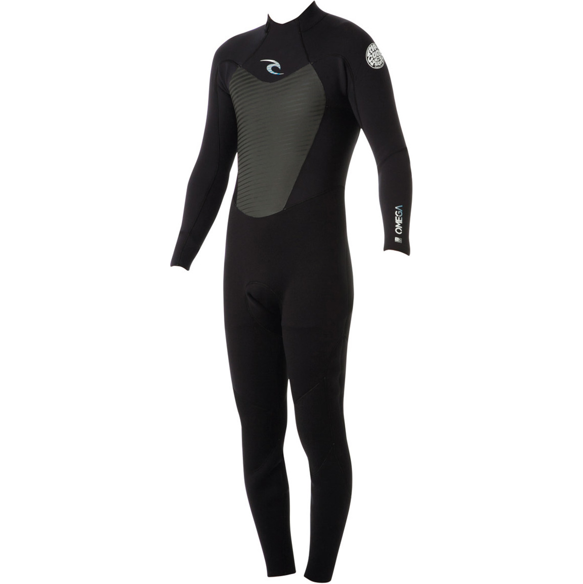 Rip Curl Omega 5/3mm Back Zip GBS Wetsuit WSM4MM BLACK