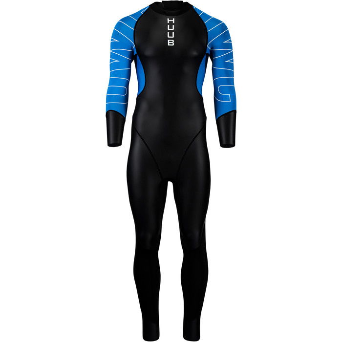 2024 Huub Mens Open Water Collective Back Zip Swim Wetsuit OWCBL - Black / Blue