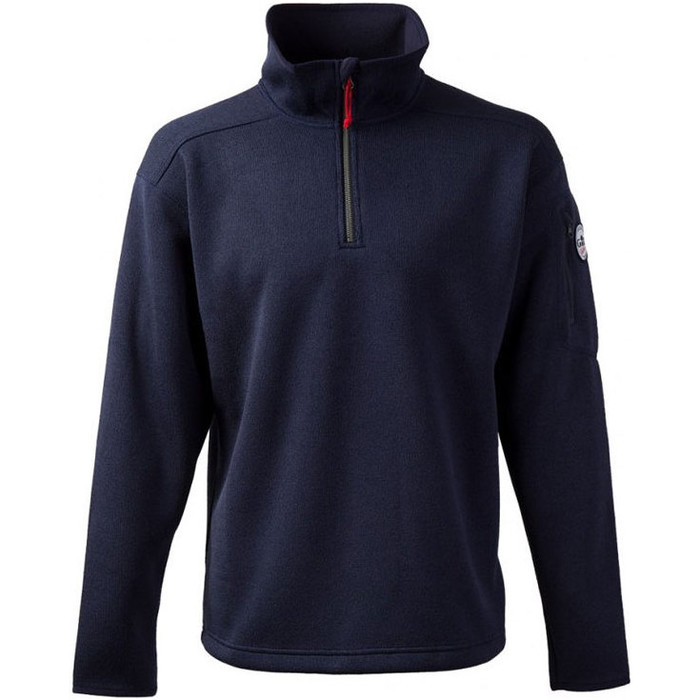 2018 Gill Mens Strickfleece in Marine 1491