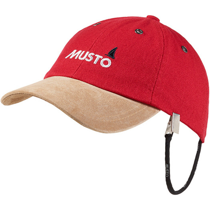 2024 Musto Evo Original Crew Cap In Echtem Rot Ae0191