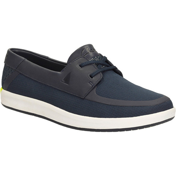 Musto Nautic Harbour Shoe in Navy (Blue / Green) FS0840/50