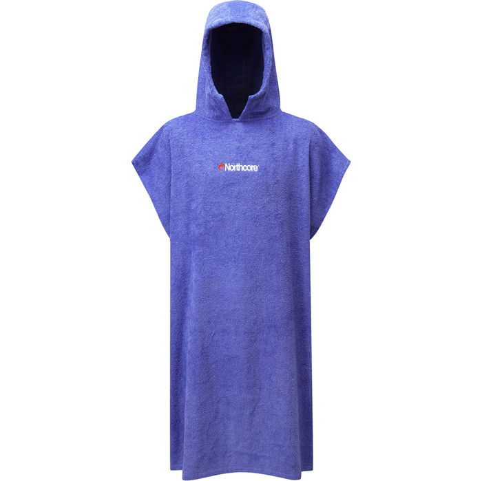 2024 Northcore Beach Basha Kapuzenhandtuch Zum Wechseln Robe / Poncho NOCO24 - Purple Blue