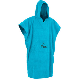 2024 Palm Kapuzen Handtuchwechsel Bademantel / Poncho 11847 - Blau