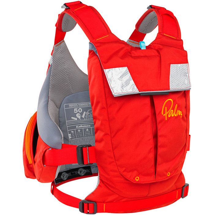 2024 Palm Kaikoura Buoyancy Aid Touring PFD Red 11730