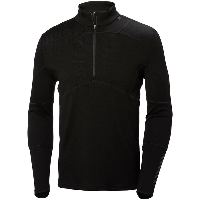 2019 Helly Hansen Lifa Helly Hansen Max Halbreiverschluss Top Schwarz 48318