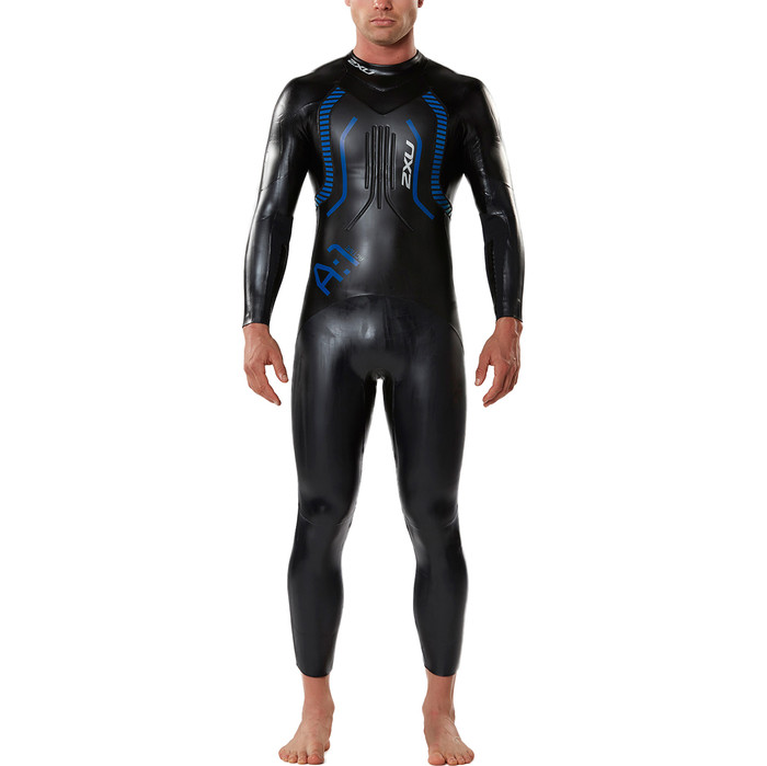 2017 2XU MENS A: 1 ACTIVE Triathlon Neoprenanzug BLACK / COBALT BLUE MW2304c