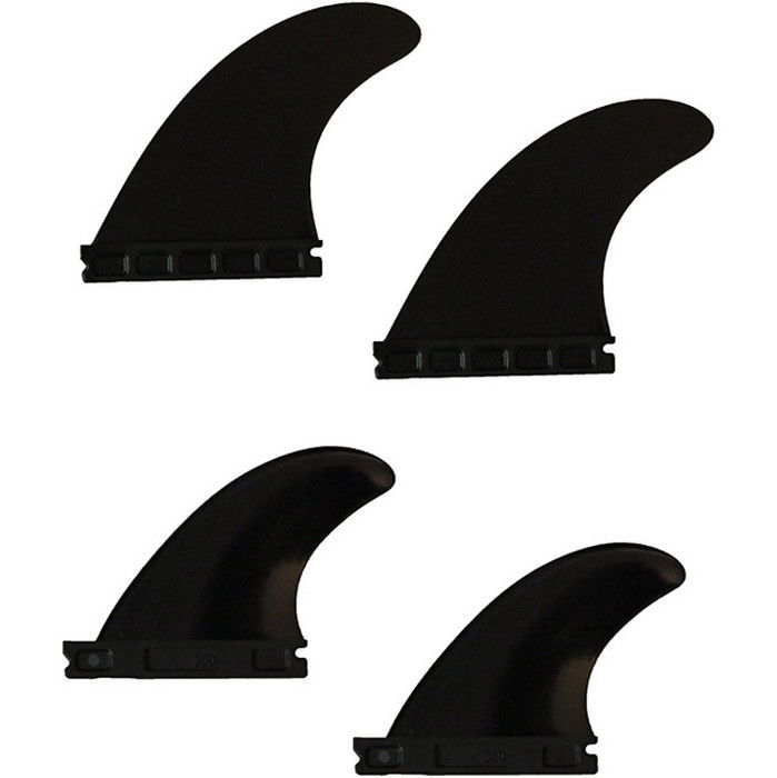 Eurofin Futures Nylon Composite Quad Fins Black BAS-Q4 - Set Of Four