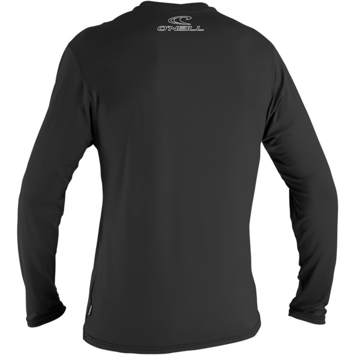 2024 O'Neill Männer Basic Skins Long Sleeve Rash Tee 4339 - Black