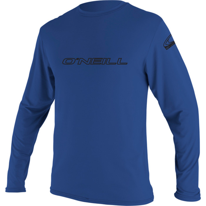 2024 O'Neill Mens Basic Skins Long Sleeve Rash Tee 4339 - Pacific