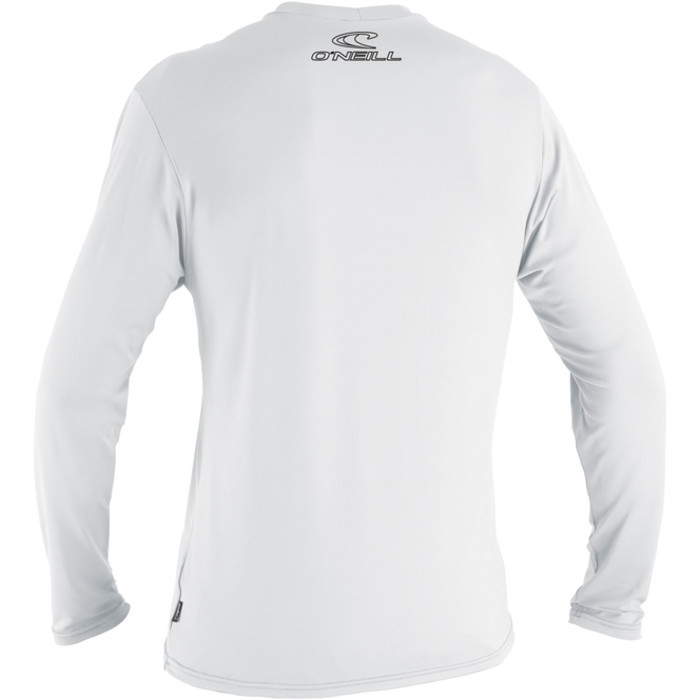 2024 O'Neill Mens Basic Skins Long Sleeve Rash Tee 4339 - White