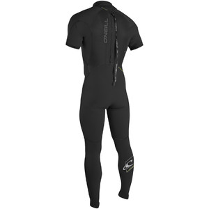 O'Neill Epic 3/2mm Short Sleeve GBS Back Zip Wetsuit BLACK 4732