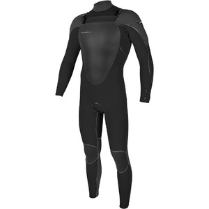 O'Neill Mutant 5/4mm Hooded Chest Zip Wetsuit BLACK / GRAPHITE 4762