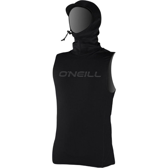 2024 O'Neill Thermo-X Hooded Thermal Vest  5023 - Black