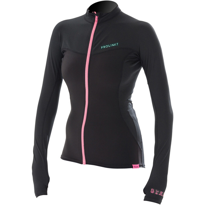 Prolimit Womens Loosefit QD SUP Top Black / Aqua 84700