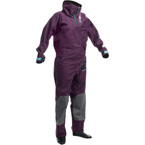 Gul Shadow Womens Halo Zip Drysuit Italian Plum GM0350-B3 INCLUDING UNDERFLEECE