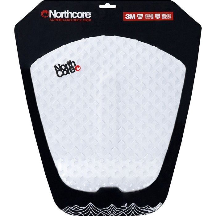 2024 Northcore Ultimate Grip Deck Pad White NOCO63J